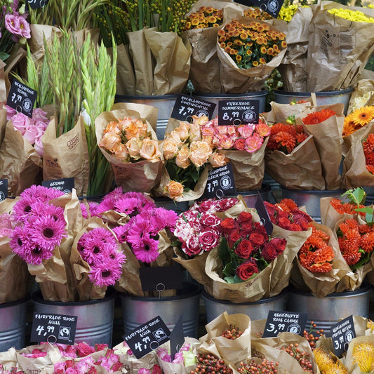 Contact data of all florists in the UK