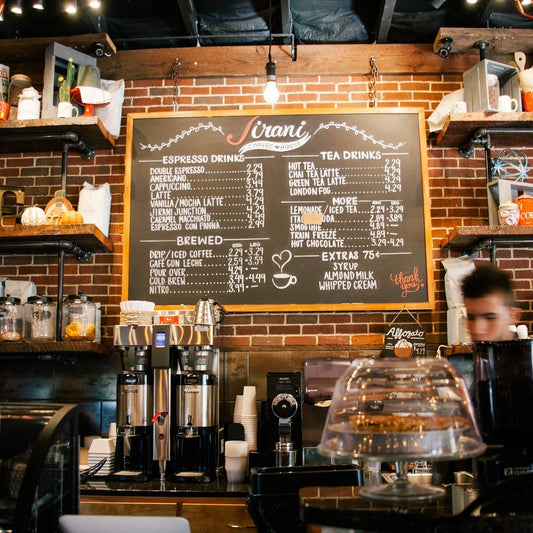 Contact data of all cafés in the UK
